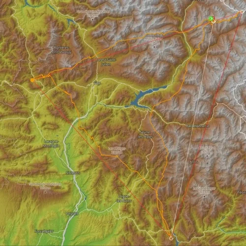 Nový juniorský trojuholníkový rekord FAI na 301 km